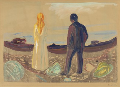 Edvard Munch – Dwoje samotnych ludzi – reprodukcja